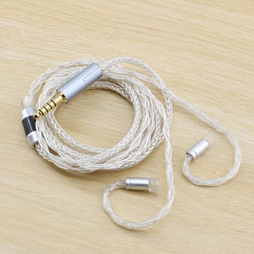 Youkamoo 4.4mm Balanced IEM Earphones Replacement Cable Compatible with Sennheiser IE80 IE80S IE8 IE8i, in-Ear Monitor Earphone Upgrade Cord 4ft/1.2m - style: 4.4mm Balanced
