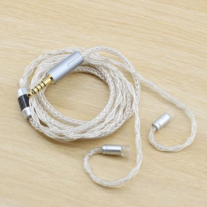 Youkamoo 4.4mm Balanced IEM Earphones Replacement Cable Compatible with Sennheiser IE80 IE80S IE8 IE8i, in-Ear Monitor Earphone Upgrade Cord 4ft/1.2m - style: 4.4mm Balanced