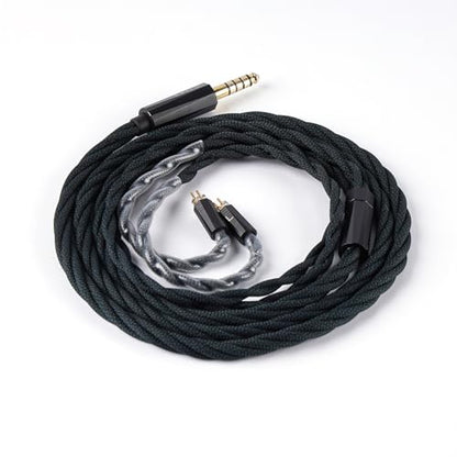 NICEHCK MeetEva IEM Cable, Silver Plated Copper Alloy Earbuds Upgrade Cords, Silver Plated OFC in Ear Monitor Cables for Audiophile Musician Replacement Cord (3.5mm with MMCX) - size: 3.5mm with MMCX