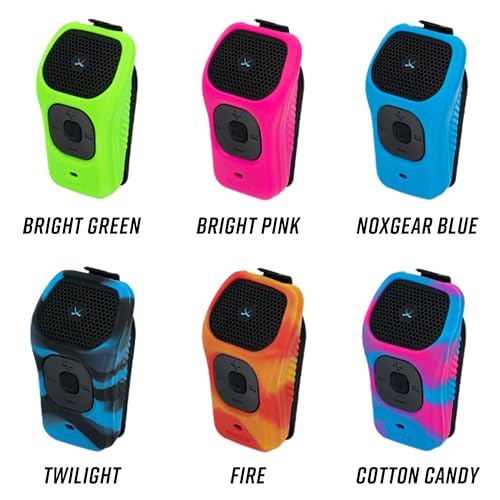 noxgear 39g Wearable Bluetooth Speaker Silicone Skin, Fire | Ultra-Thin, Multiple Colors, Scuff Protection, Soft Touch - color: Fire