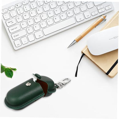 Green Leather Cotton Earphone Case for 3i Wireless Headset