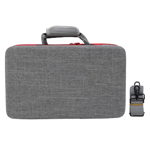 Dpofirs Protective Travel Bag for SLIM Console | Hard Shell Shockproof Storage Case, Controller Holder, WaterResistant, Large Capacity, Gray (Grey) - color: Grey