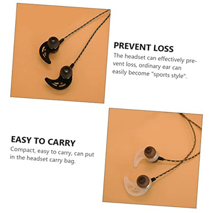 10pairs Silicone Earphone Clips Anti-Lost Ear Hooks for Sports Headphones Lightweight and Comfortable Ear Fins for Running Cycling and Fitness Activities