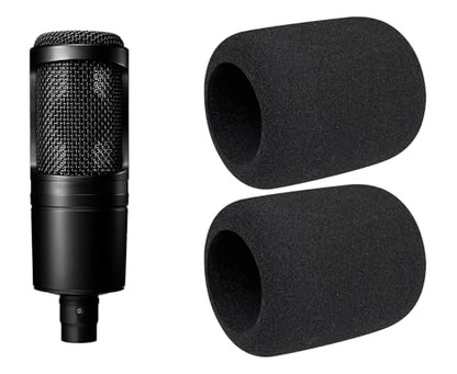 SOULWIT 2Pcs Pop Filter for ATH AT2020/AT2050/AT4040 - Black