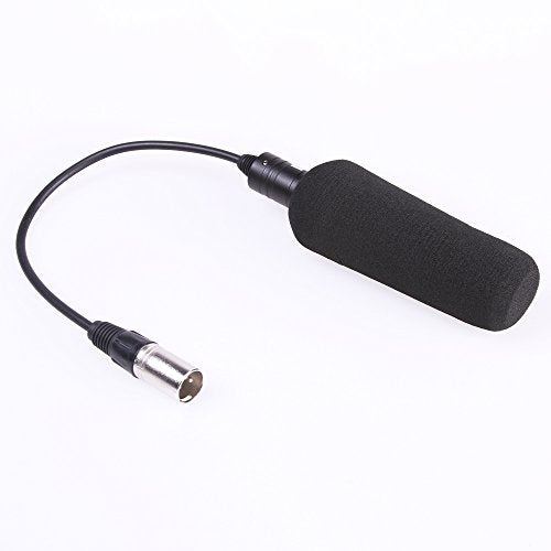 FocusFoto Professional Handheld Shotgun DV Interview Mic Microphone for Video DSLR Camera Camcorder with XLR Cable & Windshield - size: φ21 × 145mm