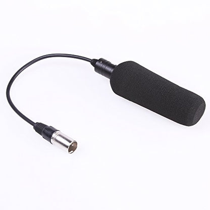 FocusFoto Professional Handheld Shotgun DV Interview Mic Microphone for Video DSLR Camera Camcorder with XLR Cable & Windshield - size: φ21 × 145mm