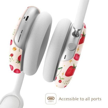 iBenzer Protective Case for AirPods Max Headphones, Ear Cups Cover for Apple AirPods Max (2024 USB-C / 2020 Lightning), Cherry Berry, AP-MAX-72 - color: Cherry Berry