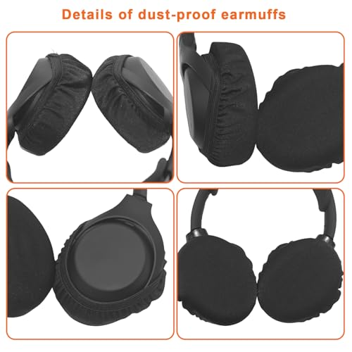Adhiper 2in1 Headphone Covers for Skullcandy Crusher ANC 2, Crusher Evo