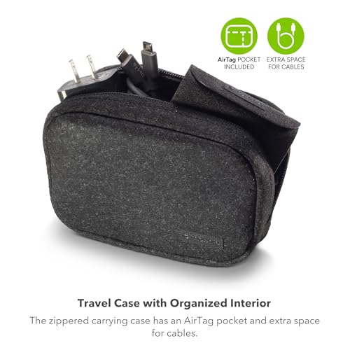 Mophie 3-in-1 Travel Charger v2 with MagSafe - Portable Wireless Charging Hub, Compatible with Apple Devices, iPhone 17/16/15/14/13/12, Apple Watch Series 11 to 1 & Ultra, AirPods Pro/3rd Gen, Black - color: Black, style: Gen 2