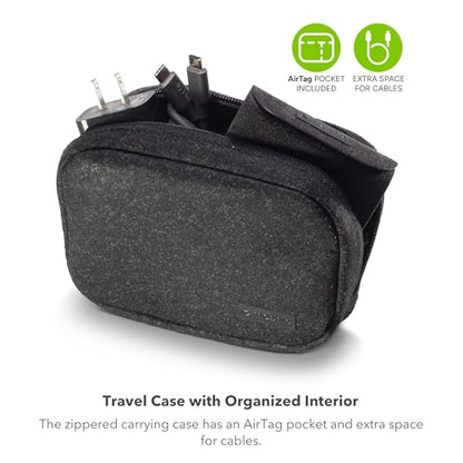 Mophie 3-in-1 Travel Charger v2 with MagSafe - Portable Wireless Charging Hub, Compatible with Apple Devices, iPhone 17/16/15/14/13/12, Apple Watch Series 11 to 1 & Ultra, AirPods Pro/3rd Gen, Black - color: Black, style: Gen 2