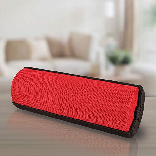 Toshiba Bluetooth Speaker | Wireless Speaker with Bluetooth Technology | 10+ Hour Battery Life | 30 FT Operating Range | Built in Microphone | Portable Speaker with 6 Watts of Power | TY-WSP70(R) - color: RED