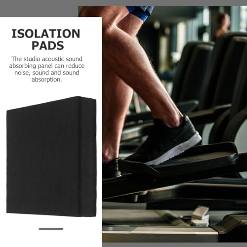 Sound Absorbing Turntable Isolation Pads for Music Equipment Black