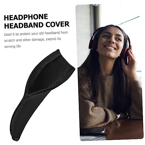 Neoprene Headband Pad Cover for Zipper Protector Headphone Headband Accessory Design Comfort for Headphones