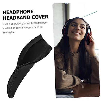 Neoprene Headband Pad Cover for Zipper Protector Headphone Headband Accessory Design Comfort for Headphones
