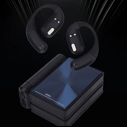 Bewinner Bluetooth Earbuds with Ear Hooks | Bluetooth 6.0, IPX5, 60H Playtime & Bass Boost for Running/Workouts (Black)