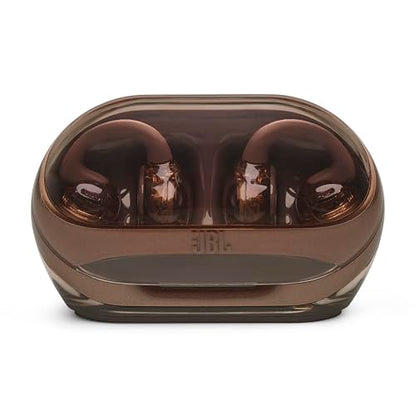 JBL Soundgear Clips Open Ear Headphones for Situational Awareness - Copper | Up to 32 Hours Total Playtime With Speed Charge, Sweat Resistant, Noise-Reducing Mics, App Control For Custom Audio - color: Copper