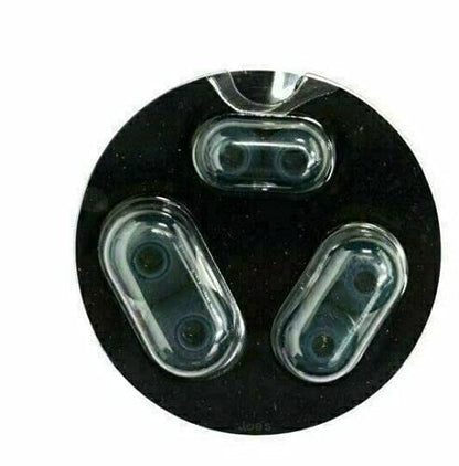 Replacement Earbud Tips for Beats Powerbeats Pro Wireless Stereo Headphones - 4 Pairs - Small, Medium, Large, and Double Flange (Navy Blue) - color: Navy Blue