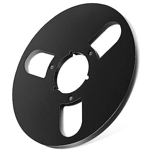 3Holes Empty Tape Reel Aluminum Alloy Take Up Reel for Recording Durable and Low Noise Tape Replacement for to Audio Systems