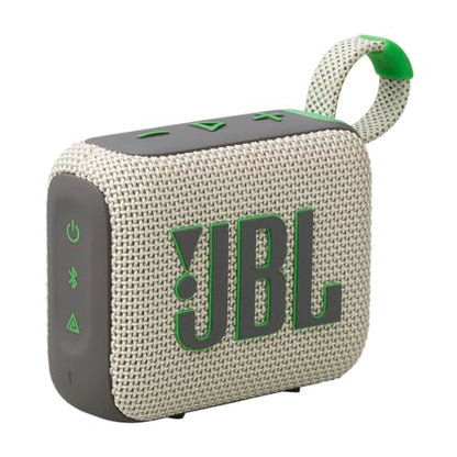 JBL Go 4 - Ultra-Portable Bluetooth Speaker - Sand | Ultra-portable JBL Pro Sound with punchier bass, Up to 7 hours of playtime plus 2 hours with Playtime Boost - color: Sand
