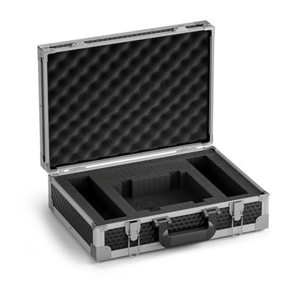 Phenyx Pro Medium Carrying Case with Customizable Pre-Diced Foam | Aluminum Alloy Frame, Protective Gear Storage, Wireless Mic Systems, Camera Gear Transport - size: Medium (17.1×12.6×4.1 Inch)