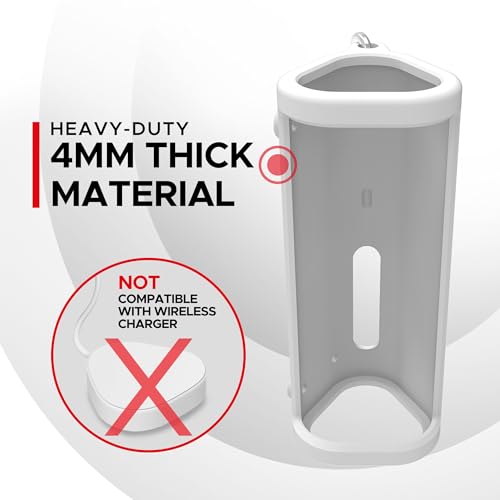 Heavy Duty Protective Carrying Case for Sonos Roam 2 | White | Compatible with Sonos Roam, Roam 2 & Roam SL | Includes Bluetooth Button | Protect Your Wireless Speaker | Cover / Sleeve - color: Roam 2 - White