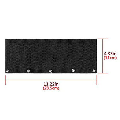 Geekria Knit Fabric Headband Cover Compatible with Apple AirPods Max Headphones, Replacement Repair Part, Easy DIY Installation (Black L)