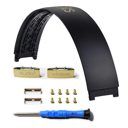 Studio 3 Headband & Hinge - Replacement Parts Accessories Repair Kit for Beats Studio 3 Headphone (Grey Gold) - color: Grey Gold