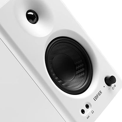 Edifier MR4 Studio Monitor Speakers, 4 inch Active Near-Field - color: White
