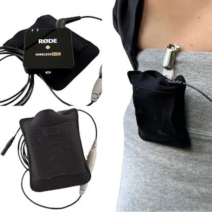URSA Belt Pouch with Clips - Versatile Rigging for Wireless Transmitters (Black, Small) - color: Black, size: Small