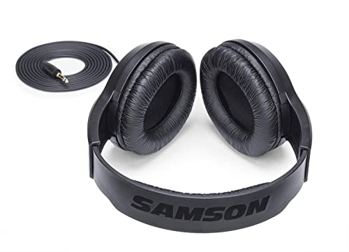 SAMSON Meteor Microphone with Headphones and Cotton Polish Cloth