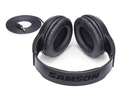 SAMSON Meteor Microphone with Headphones and Cotton Polish Cloth