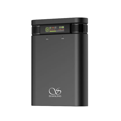 Shanling H2 2in1 Audio Player/Portable DAC, Desktop Headphone Amp,Bluetooth 5.0/LDAC,10.5Hours+ for Music Time,HiFi Res Certificated,Anodized Aluminum with LED Lights,Up to 2TB Capacity