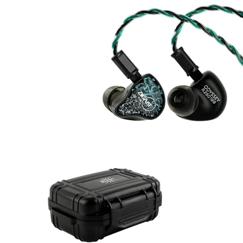 Linsoul ZiiGaat x Hangout. Audio: Odyssey 2 in Ear Monitor + Kiwi Ears SONICAP Waterproof Earbud Case(Black)