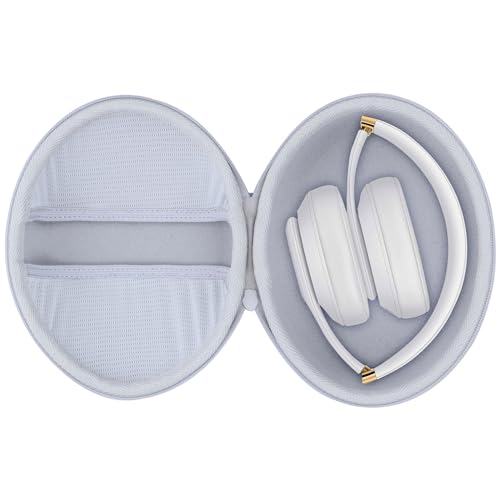Lebakort Case Compatible with Beats Studio Pro/Solo 4 Over-Ear Headphones - color: Off White Case