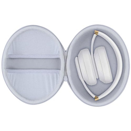 Lebakort Case Compatible with Beats Studio Pro/Solo 4 Over-Ear Headphones - color: Off White Case