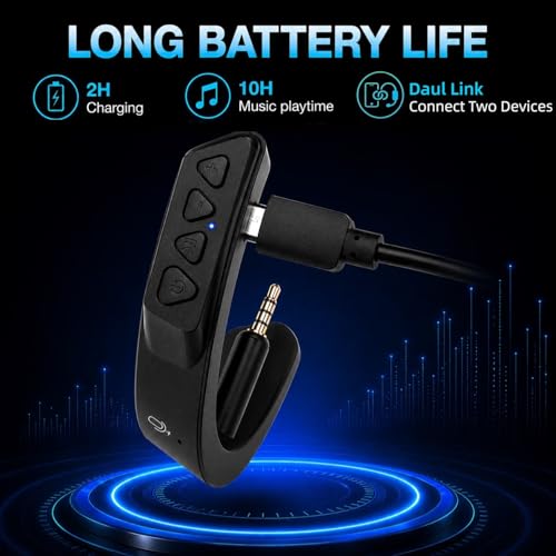 aptX Wireless Bluetooth Adapter for Bose QuietComfort 25, Black - color: Black