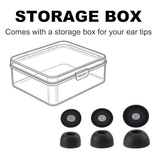 Replacement Ear Tips Compatible with Samsung Galaxy Buds 3 FE (2025)