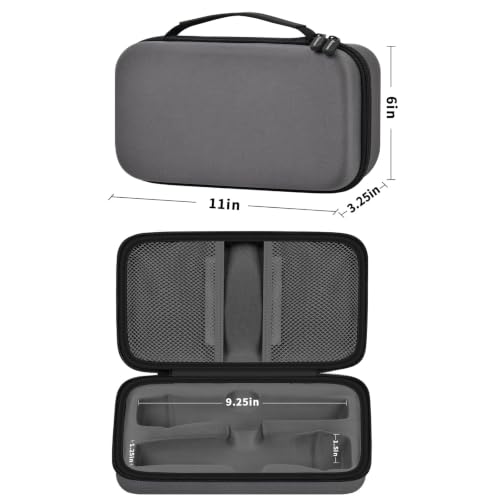 Wireless Microphone Case Compatible with JBL Wireless Two Microphone System, Handheld Dual Mic Travel Bag for Singing or Karaoke for Receivers, Adapters, AA Batteries - color: Grey