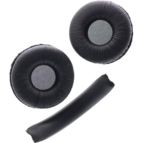 Deal4GO Original Headphone Earpads w/Headband Cover Cushion Replacement for JBL Tune 500 500BT 510 520 560 590 Headset Earmuff (Black)