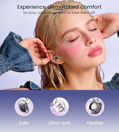Upgrade Stylish Ear Plugs for Sleep, 45dB Noise Reduction, Side Sleeper Friendly, All-Day Comfort, Reusable, Earplugs for Muffling Snoring, Focus, Travel, Noise-Sensitive, Motorcycle | Designed to reduce snoring, traffic and background noise while helping