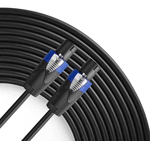 Pro 6ft 12 Gauge Speakon to Speakon Male Audio Speaker Cable, Single - size: 6ft