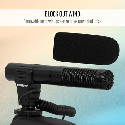 Deco Gear Universal Mini Condenser Shotgun Microphone for Digital Cameras