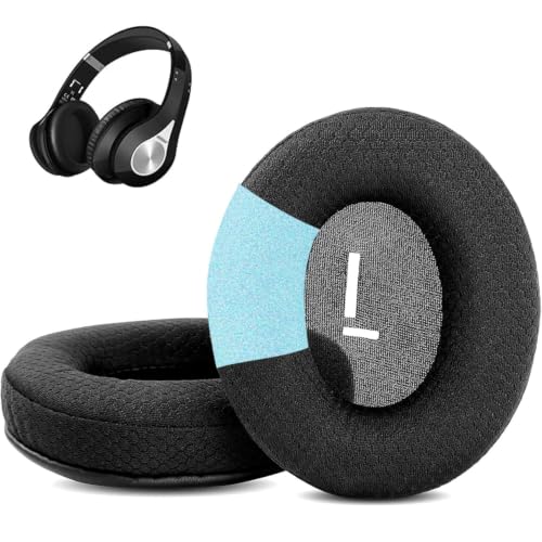 Earpads Replacement for Mpow 059/059 Lite/H5/H1/H7/H20 | Mesh Fabric and Memory Foam-Black