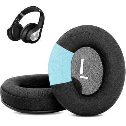 Earpads Replacement for Mpow 059/059 Lite/H5/H1/H7/H20 | Mesh Fabric and Memory Foam-Black
