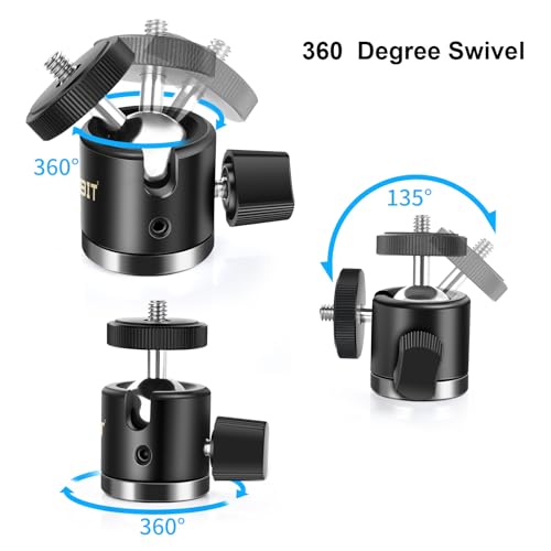 UTEBIT Super Clamp Mount with Mini Ball Head Mount, 30mm - size: 30mm