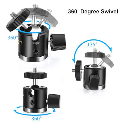 UTEBIT Super Clamp Mount with Mini Ball Head Mount, 30mm - size: 30mm