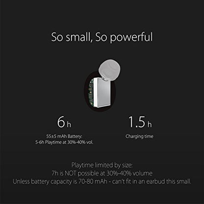 G8 Bluetooth Earpiece Wireless Mini Earbud, 6 Hrs Playtime 2 Magnetic USB Chargers Invisible Headphone Tiny Smallest Headset Car Earphone with Mic for Samsung Galaxy -Khaki (1 Piece) - color: Khaki