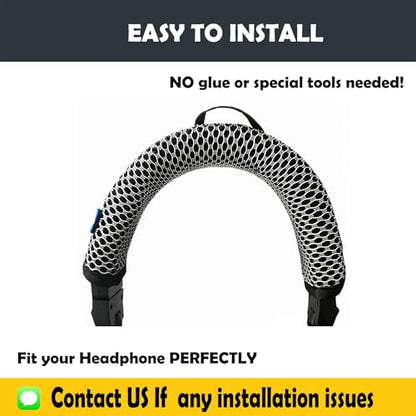 LS35X Headband Cushion Replacement for LucidSound LS35X/LS50X/LS20/LS25/LS25bk/LS30/LS31/LS40/LS41 Headsets Ear Cushions with Durable Fabric