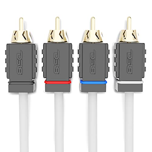 DS18 MOFCR-25FT 4 Channels OFC Marine RCA Audio Stereo Cable - 25 Feet - style: 25 Ft 4 Channel
