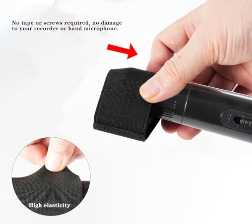 MOTAIN Hand Microphone Elastic Sleeve Compatible with RODE Wireless Go/Go II/PRO Recorders,Ideal Accessory For Wedding Photographers(2 Pack) - style: 2 Pack